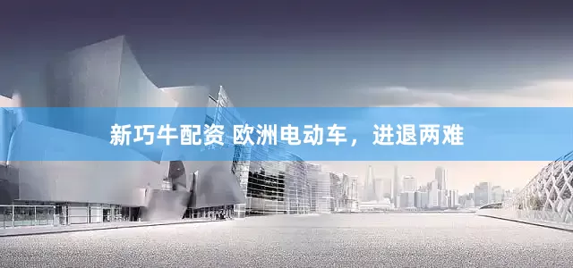 新巧牛配资 欧洲电动车，进退两难